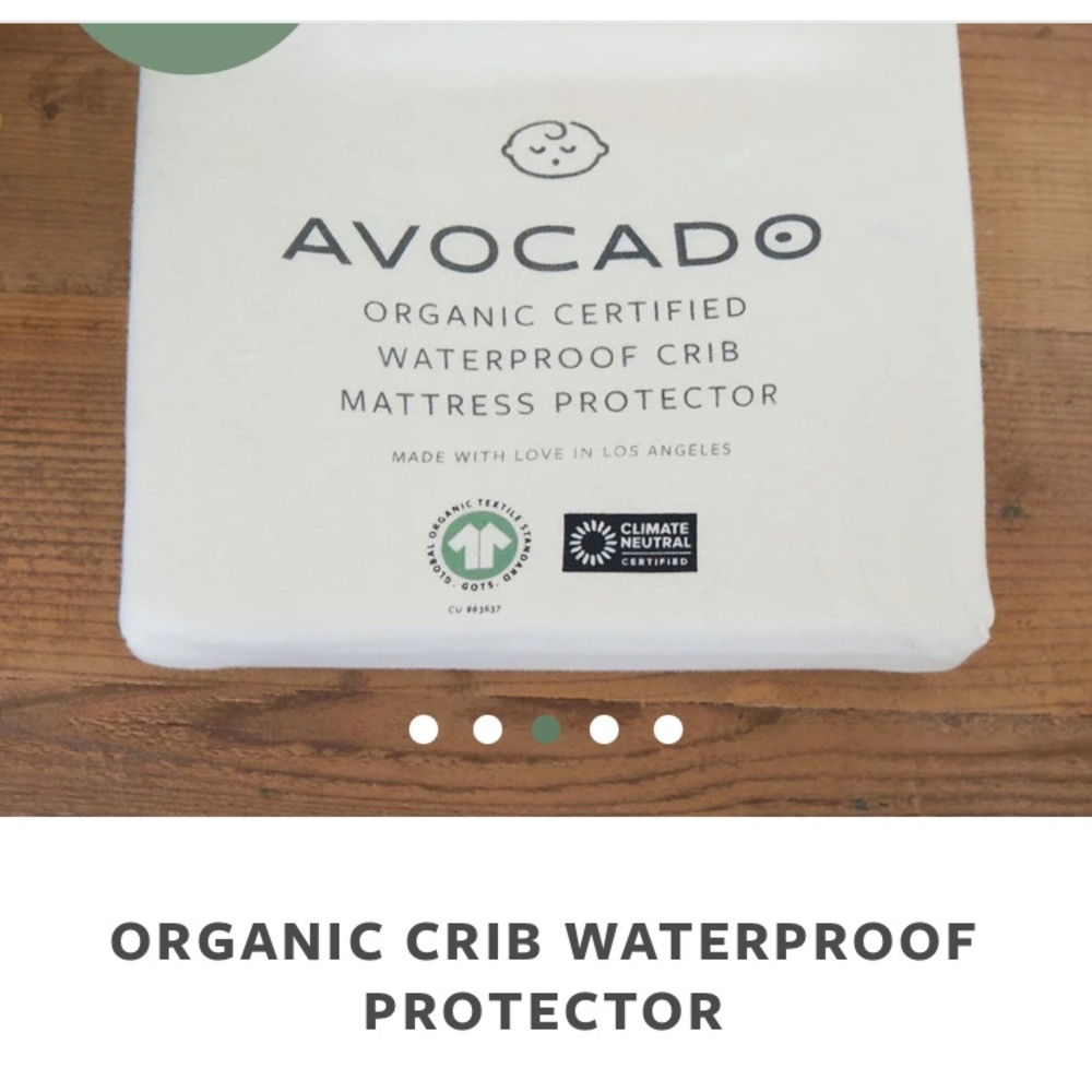 Avocado Organic Crib Waterproof Protector